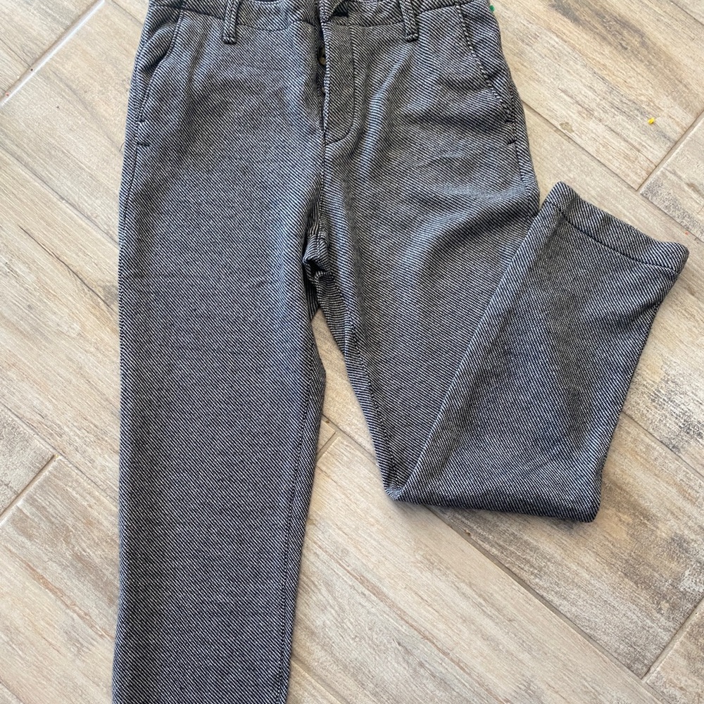 Cartonnier by Anthropologie Cotton-blend trousers in navy blue and white pattern